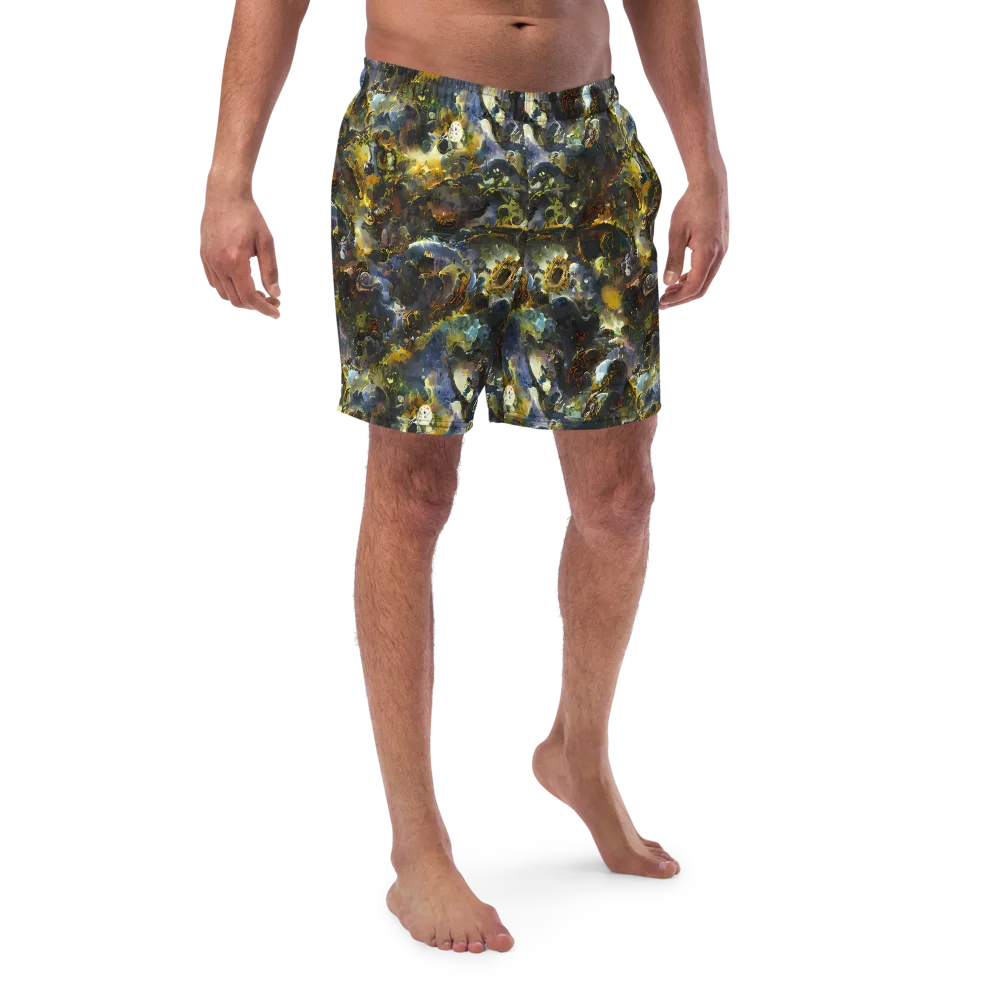 Obsidian Canopy on Swim Trunks — Front