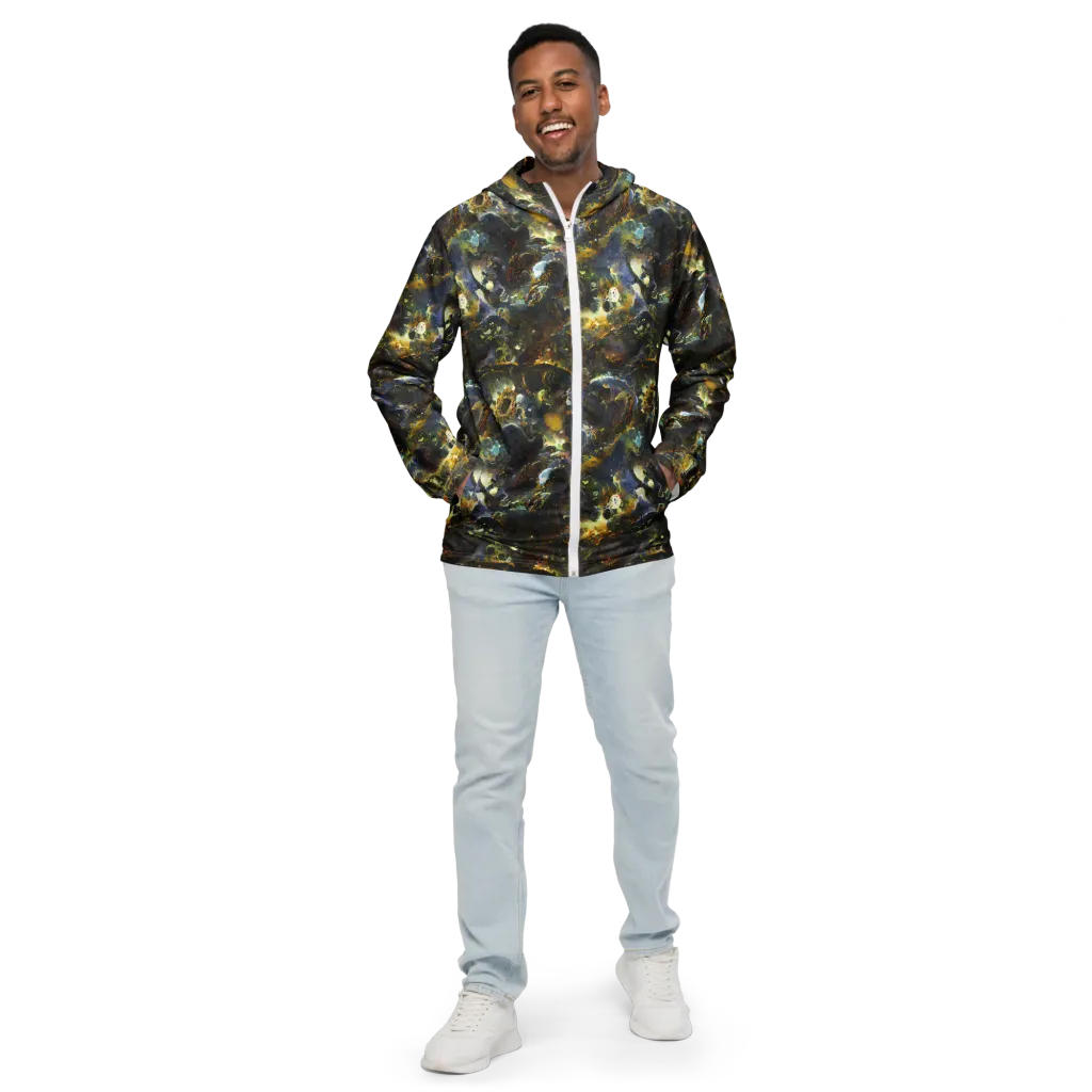 Obsidian Canopy on Men's Windbreaker — Front