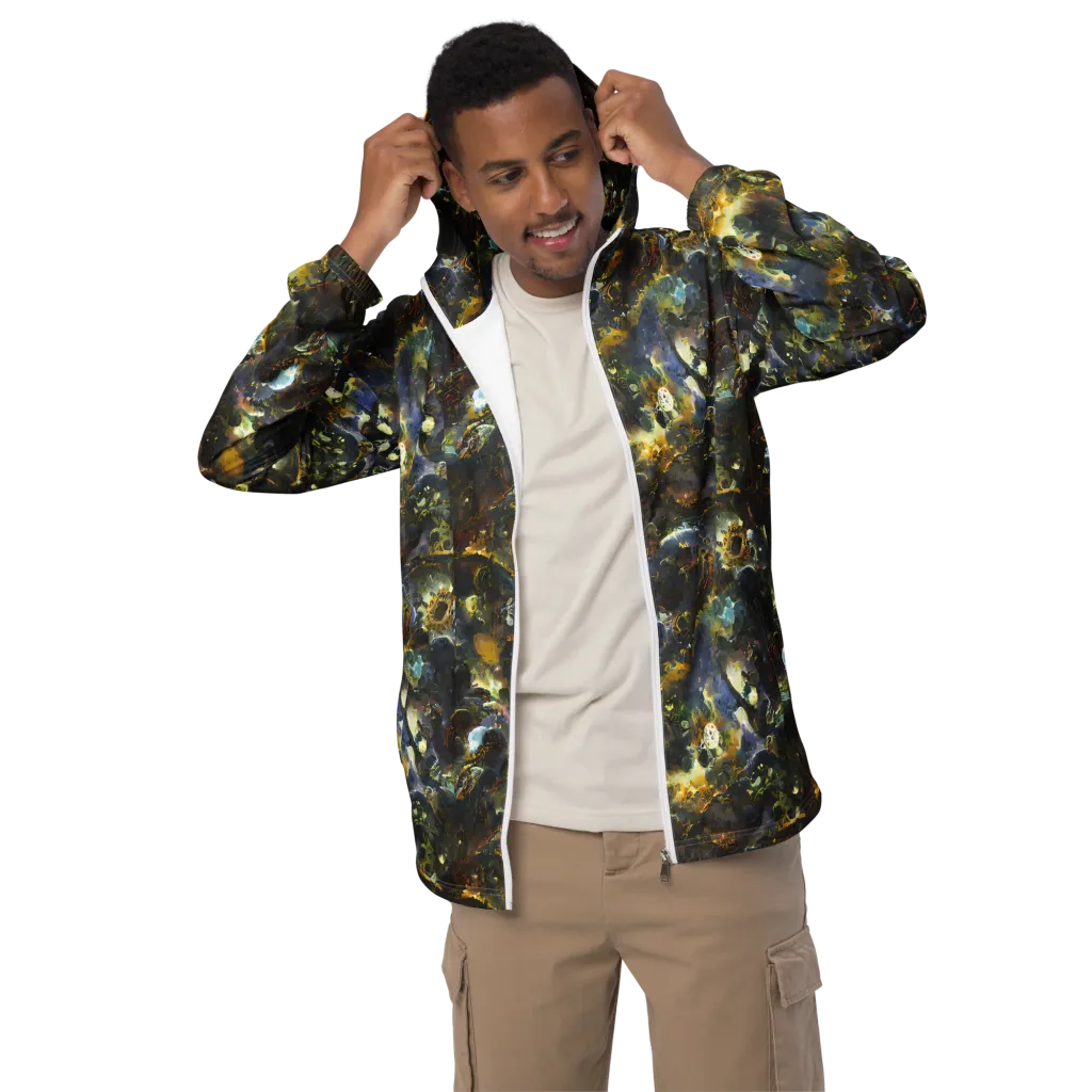 Obsidian Canopy on Men's Windbreaker — Front