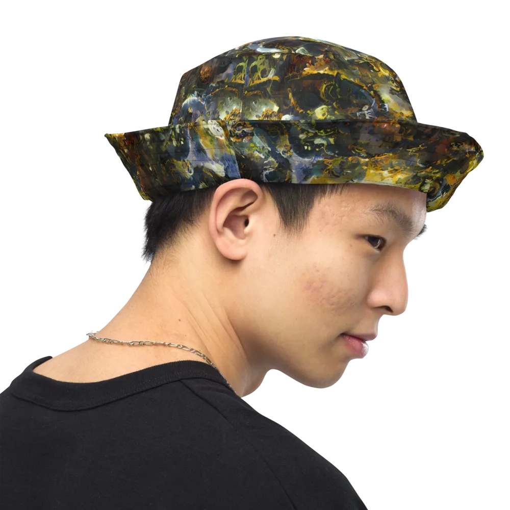 Obsidian Canopy on Reversible Bucket Hat — Right Outside