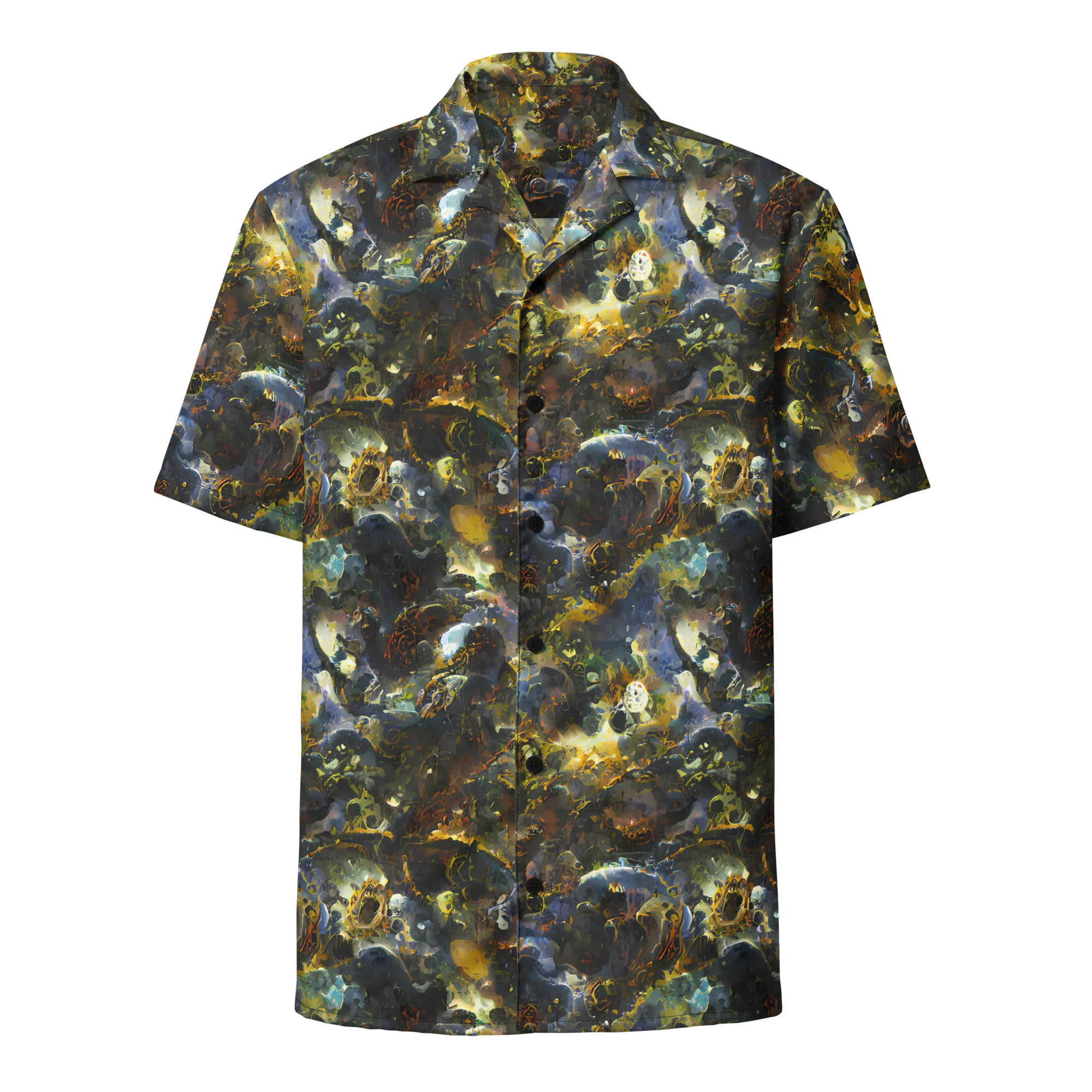 Obsidian Canopy on Button Shirt — Front