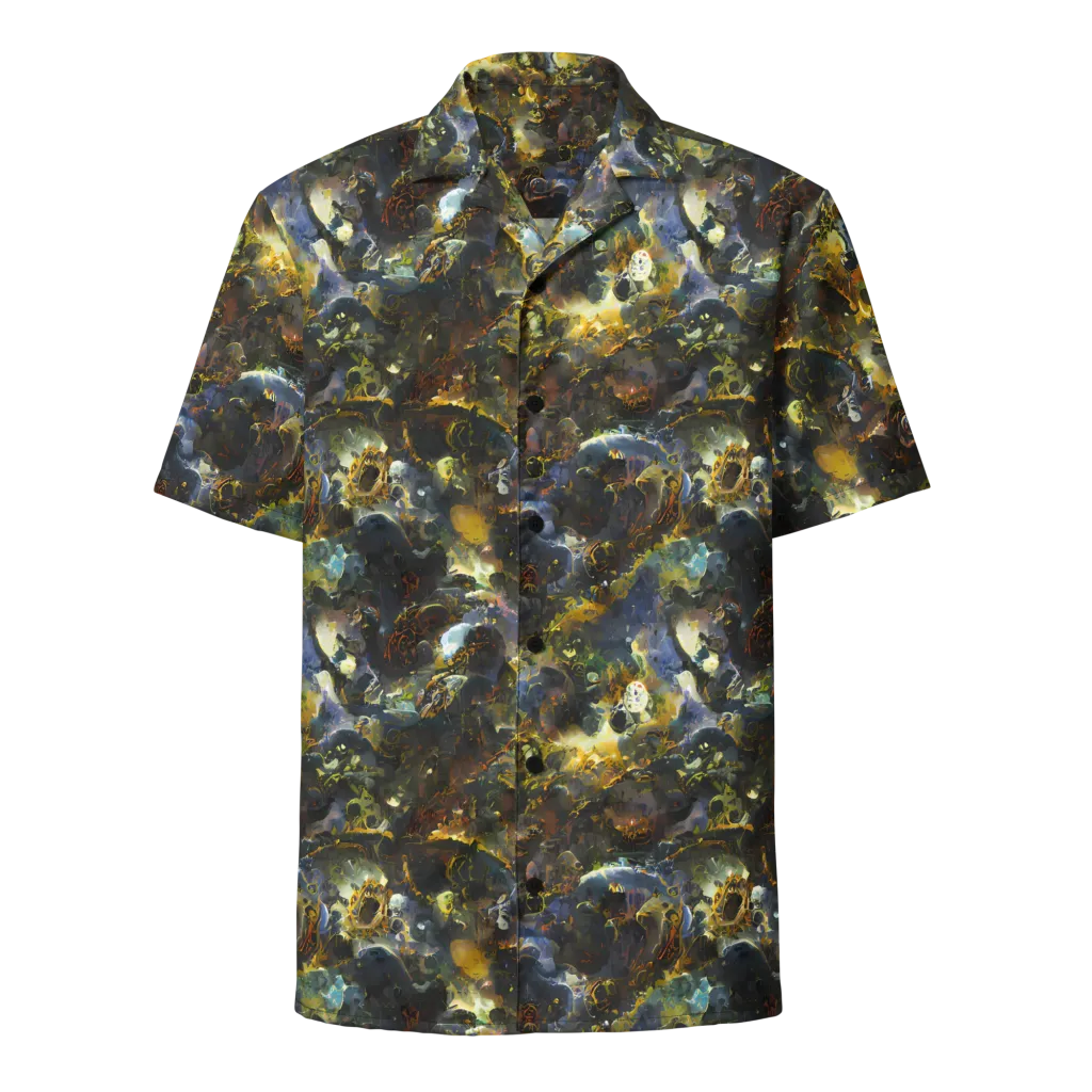 Obsidian Canopy on Button Shirt — Front