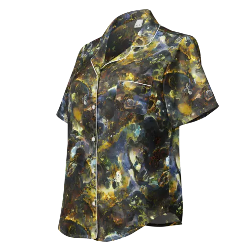 Obsidian Canopy on a Women's Short Sleeve Pajama Top