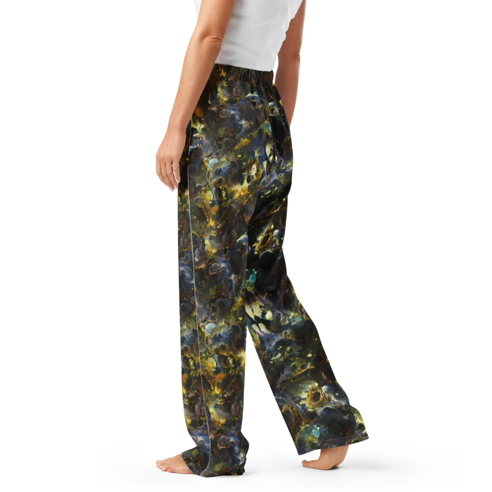 Obsidian Canopy on Women's Pajama Pants — Left