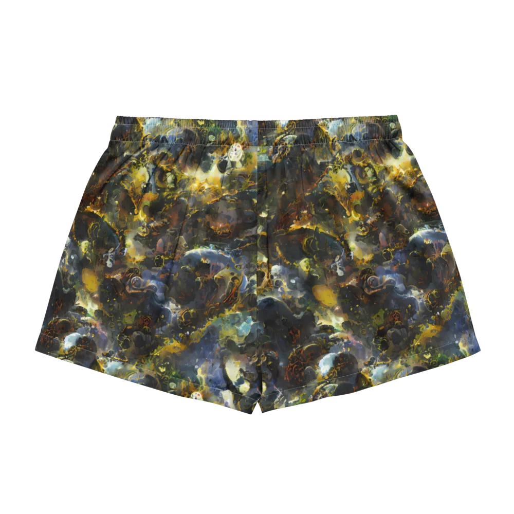 Obsidian Canopy on Women's Pajama Shorts — Back