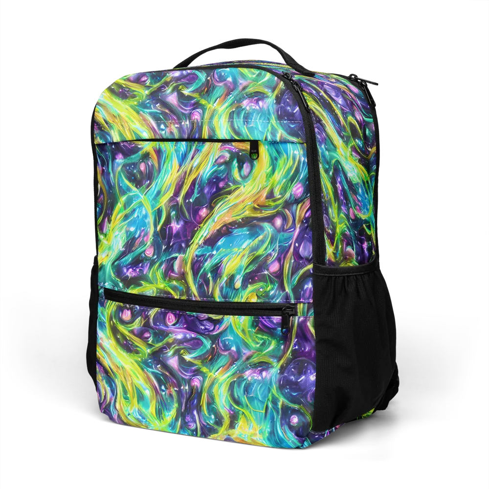 Hypercolor Lagoon on Utility Backpack — Left Front