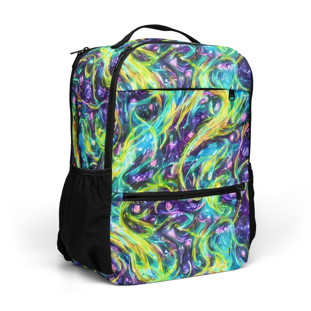 Hypercolor Lagoon on Utility Backpack — Right Front