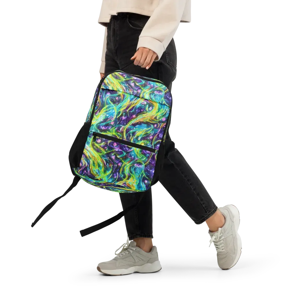Hypercolor Lagoon on Utility Backpack — Front