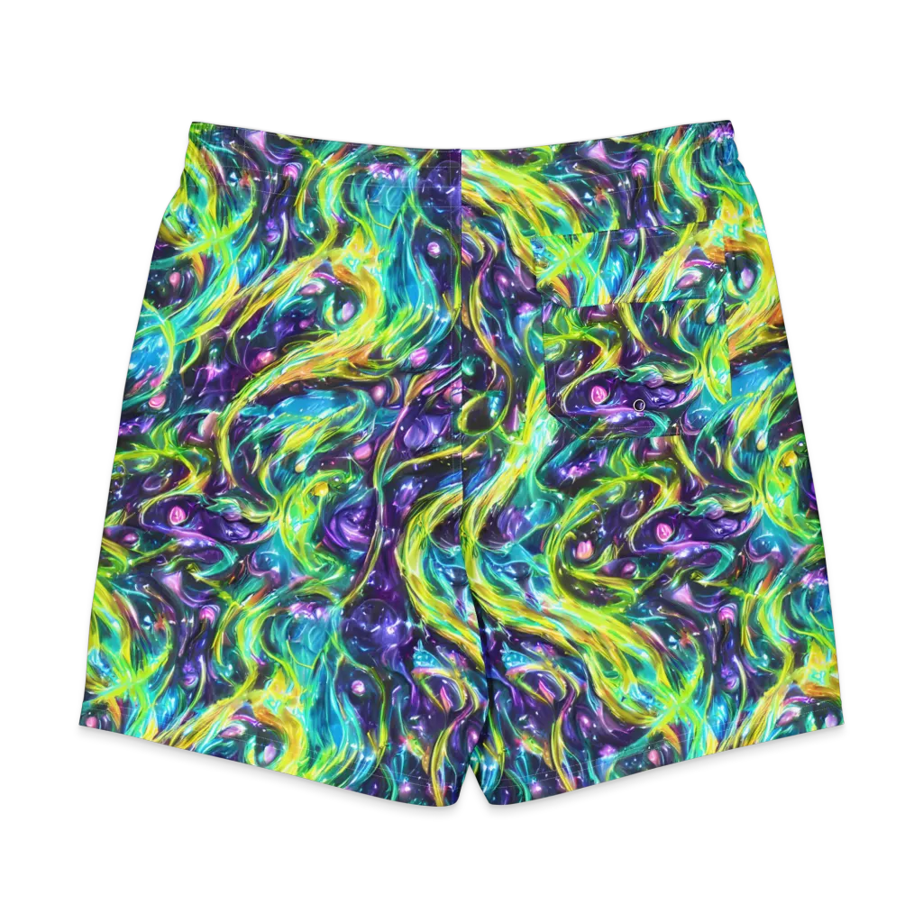 Hypercolor Lagoon on Men's Board Shorts — Back