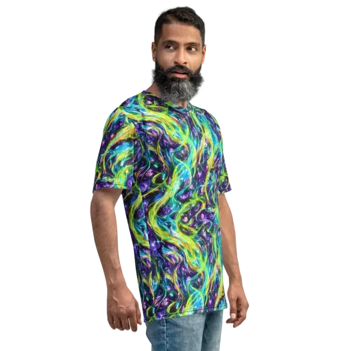 Hypercolor Lagoon on a Men's Crew Neck T-Shirt
