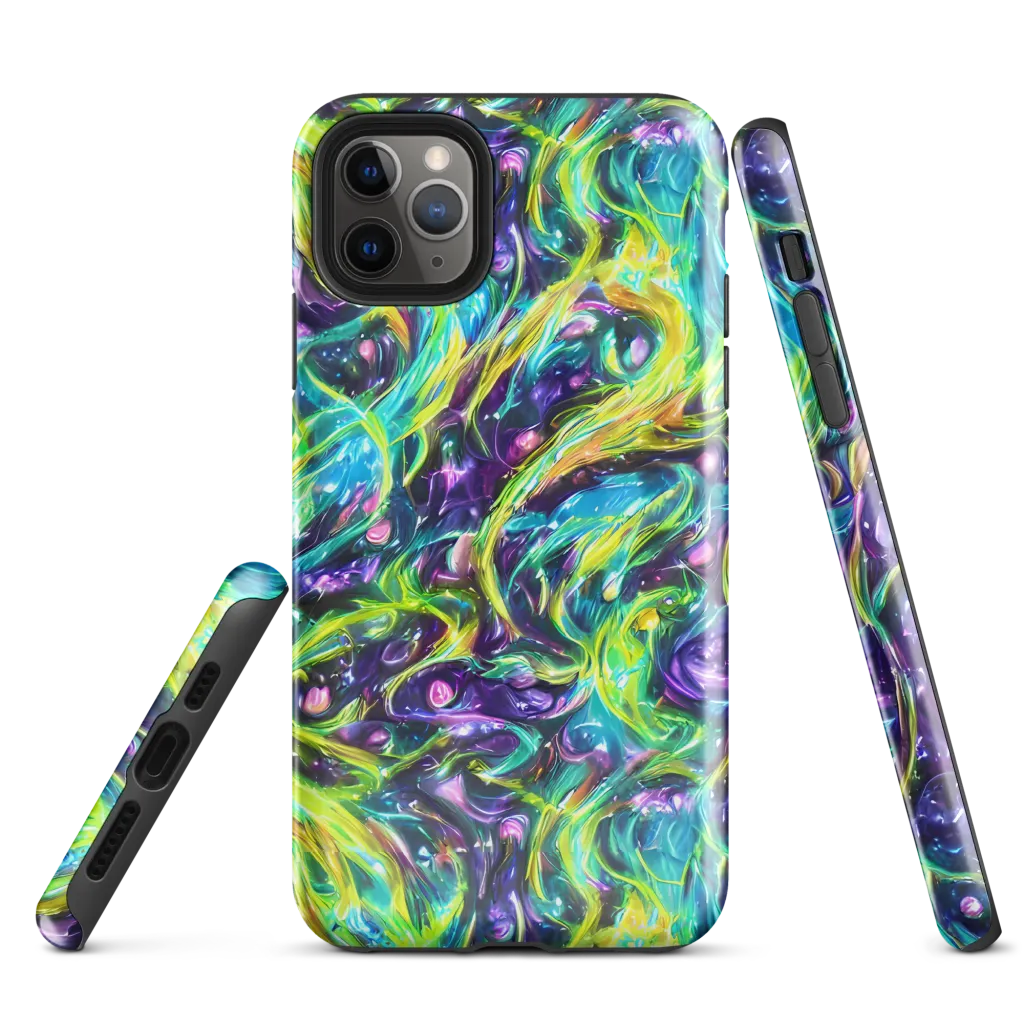 Hypercolor Lagoon on Tough Case for iPhone® — Front