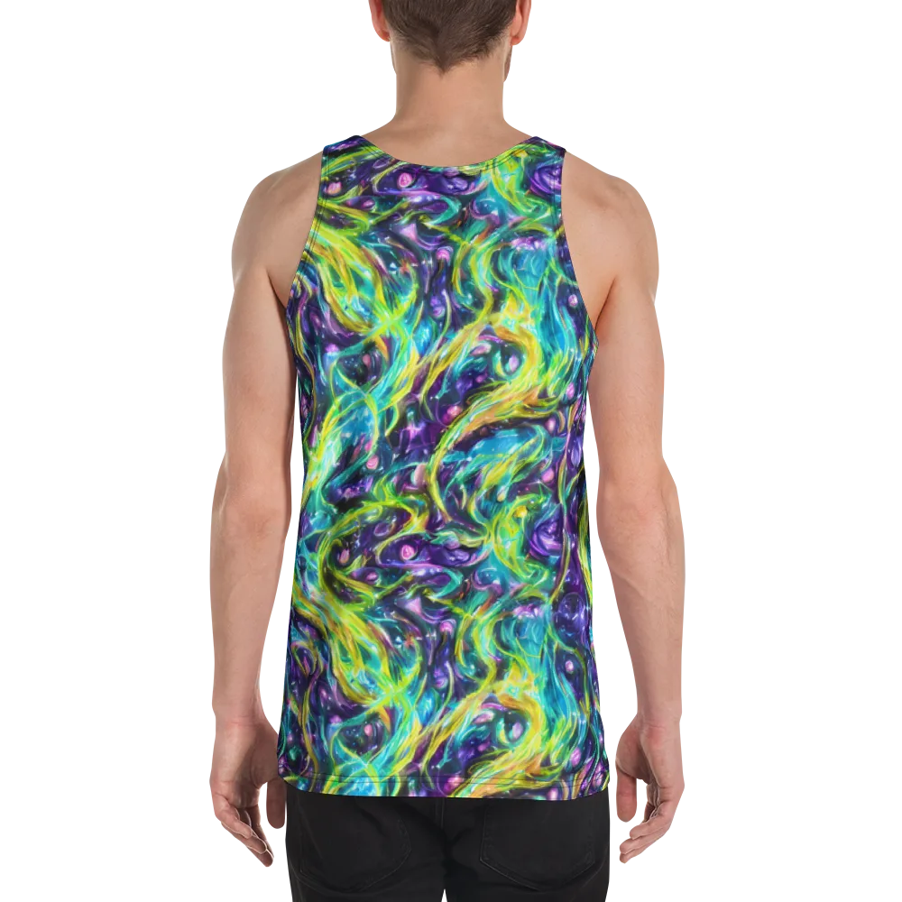 Hypercolor Lagoon on Men's Tank Top — Back