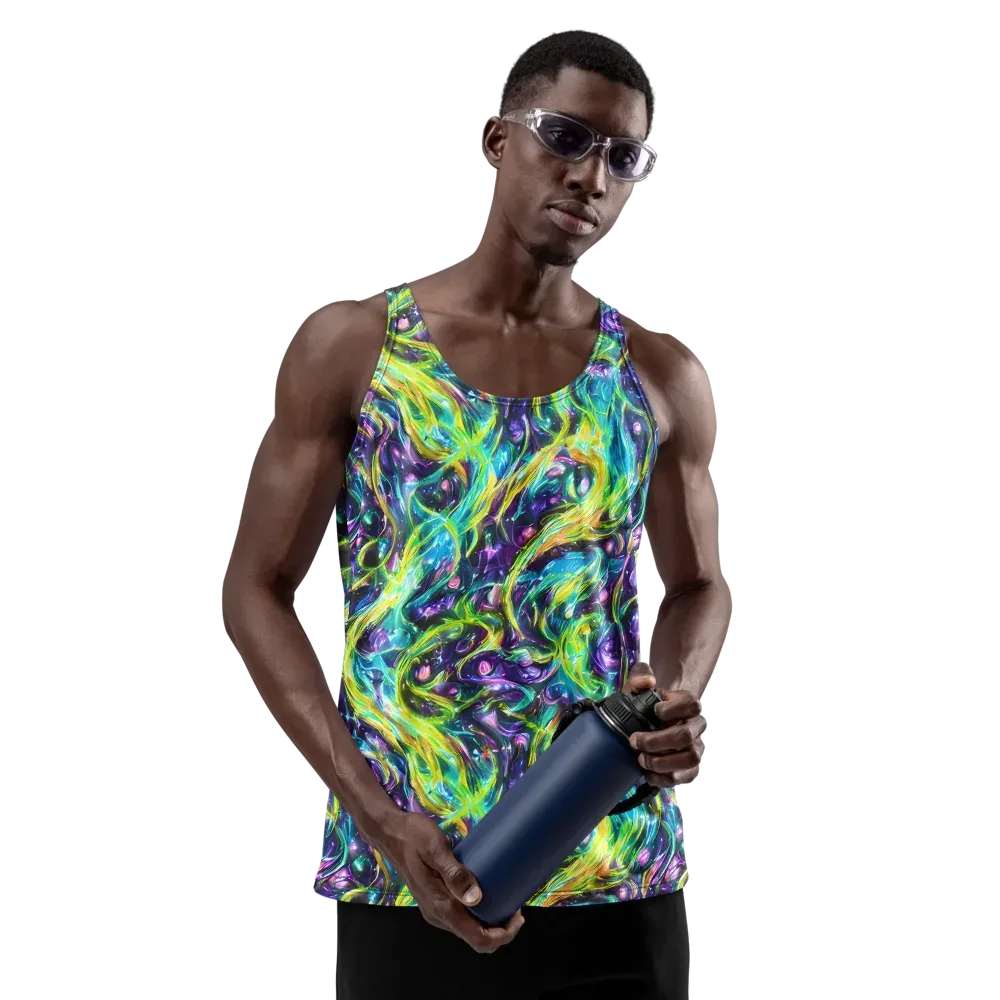 Hypercolor Lagoon on Men's Tank Top — Front