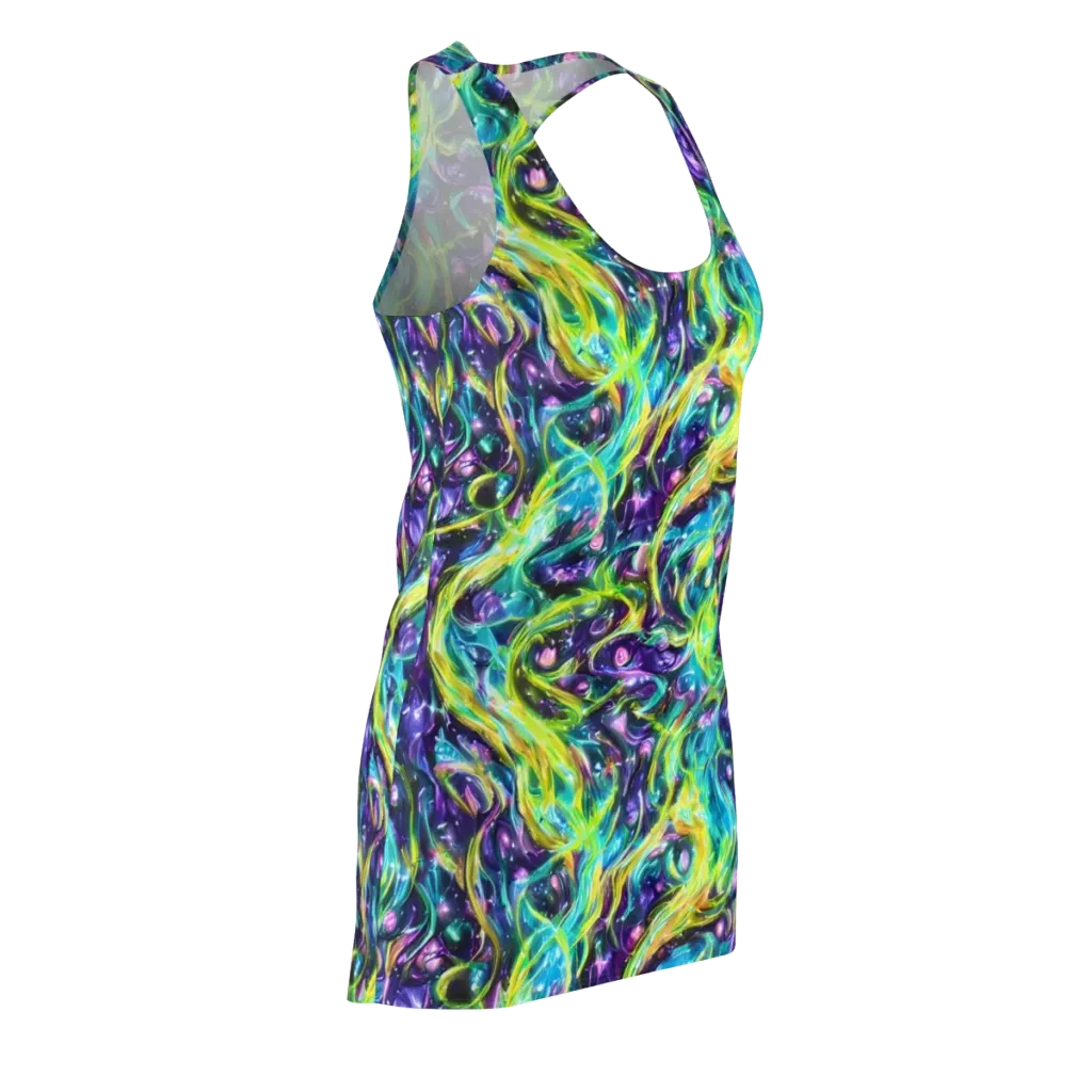 Hypercolor Lagoon on Racerback Dress — Front Side