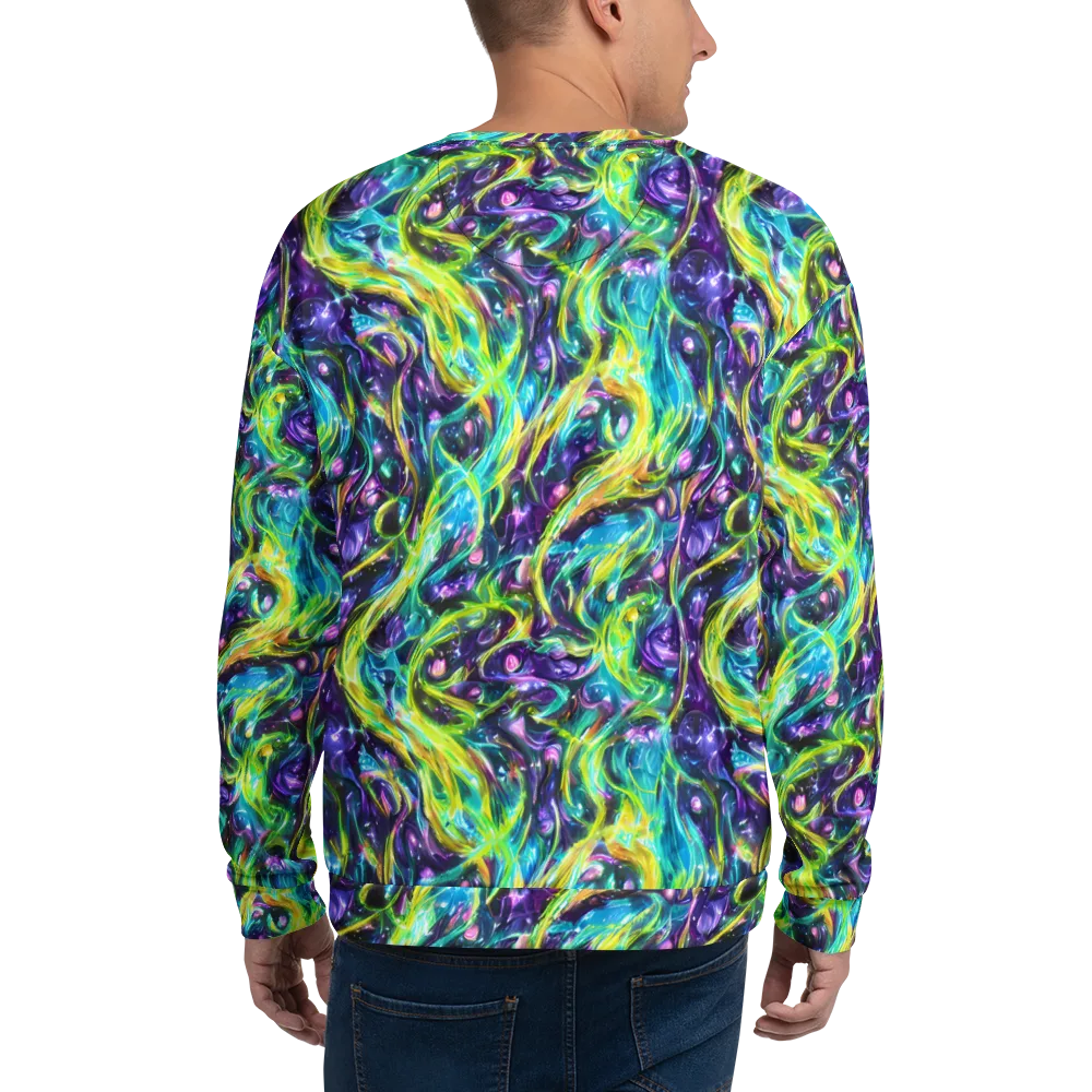 Hypercolor Lagoon on Sweatshirt — Back