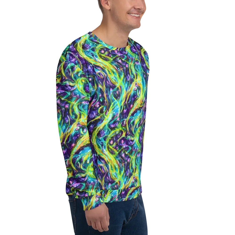 Hypercolor Lagoon on Sweatshirt — Right Front