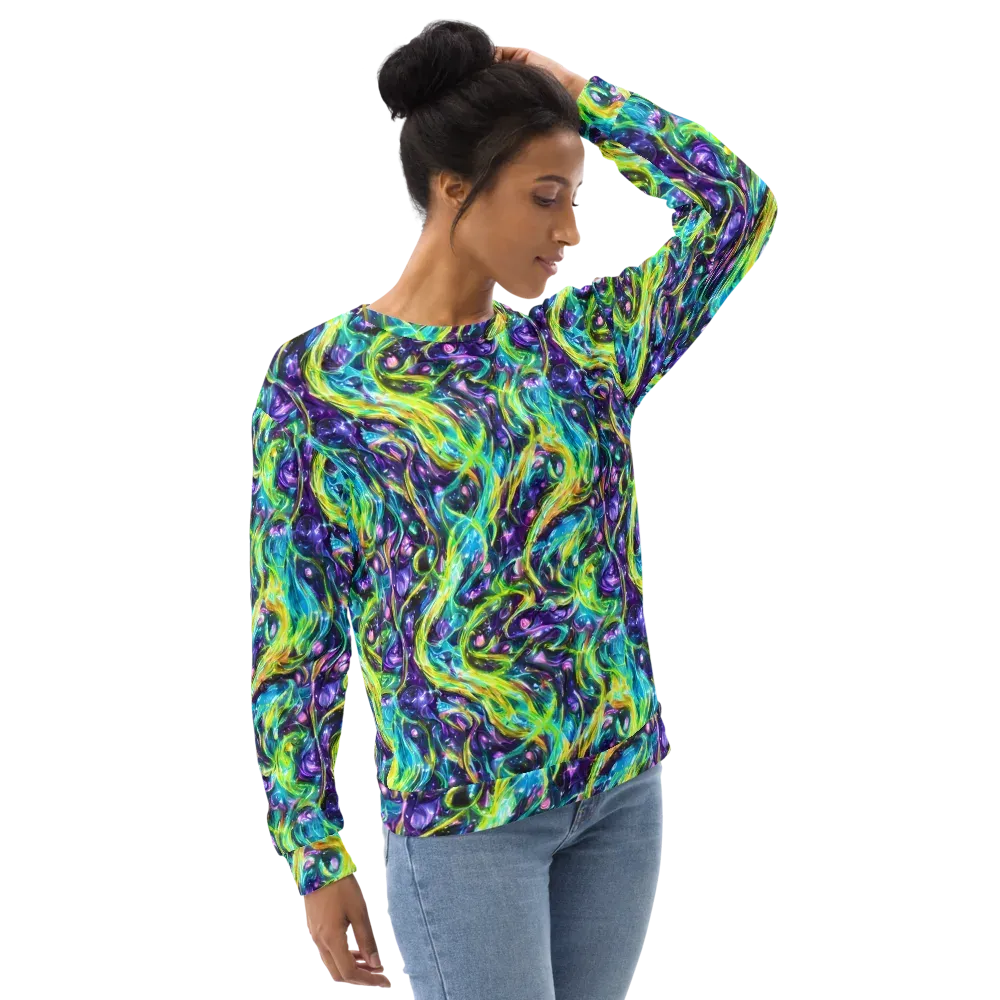 Hypercolor Lagoon on Sweatshirt — Right Front