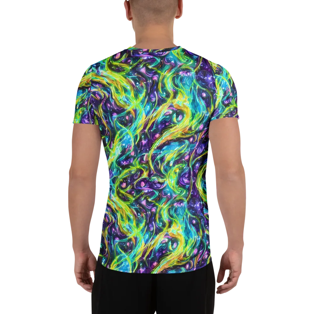 Hypercolor Lagoon on Men's Athletic T-Shirt — Back