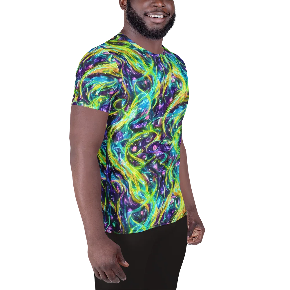 Hypercolor Lagoon on Men's Athletic T-Shirt — Right