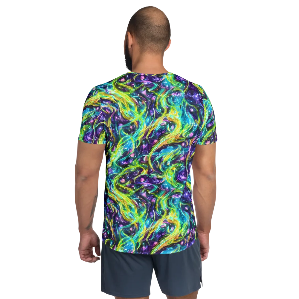 Hypercolor Lagoon on Men's Athletic T-Shirt — Back