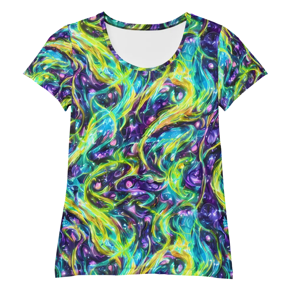 Hypercolor Lagoon on Women's Athletic T-Shirt — Front