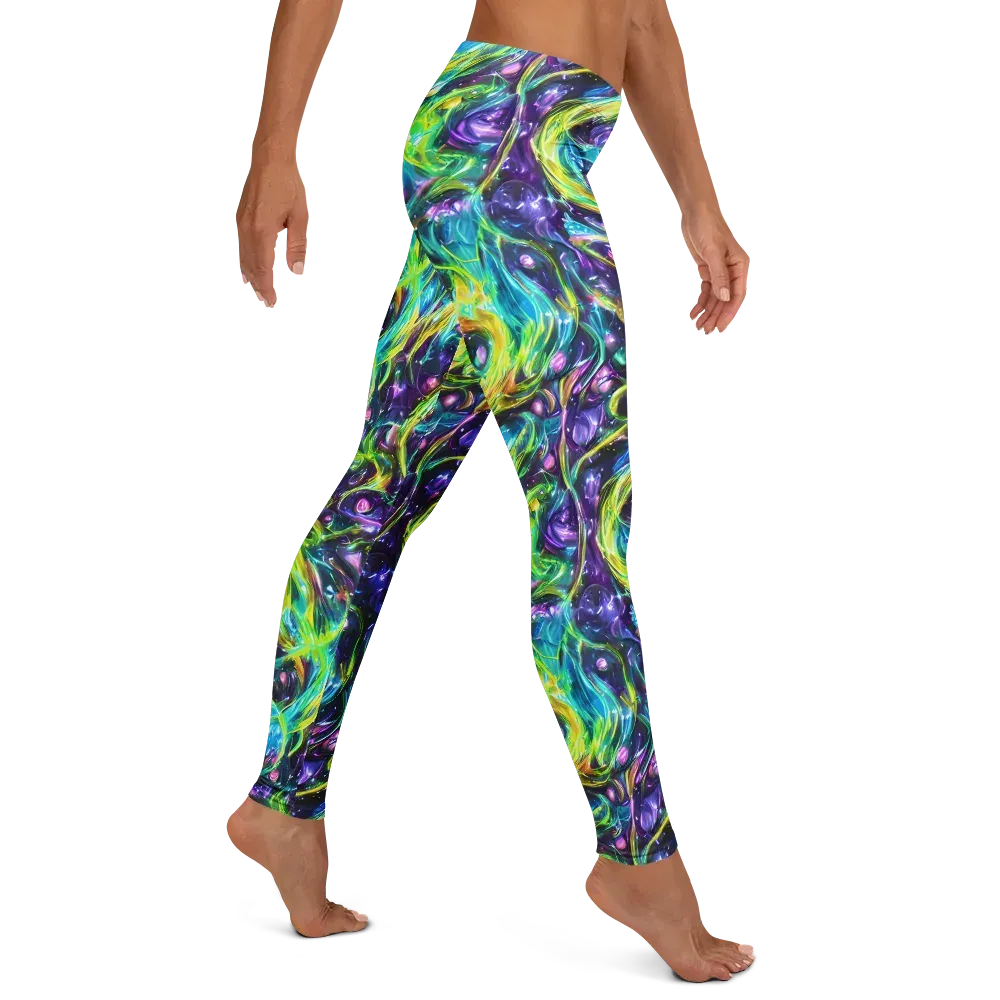 Hypercolor Lagoon on Leggings — Right