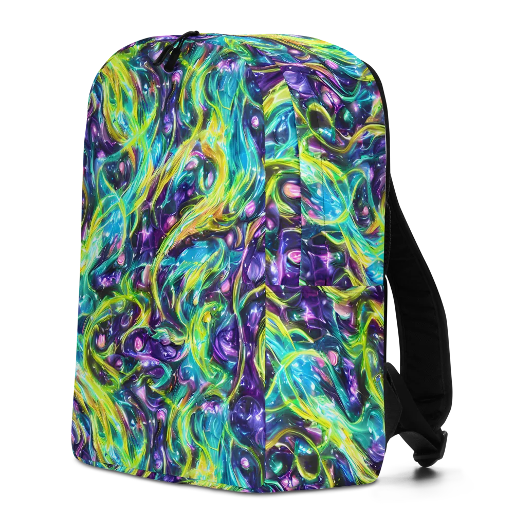Hypercolor Lagoon on Minimalist Backpack — Left