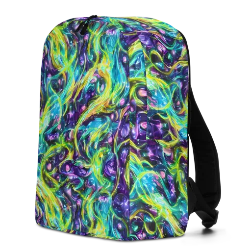 Hypercolor Lagoon on a Minimalist Backpack