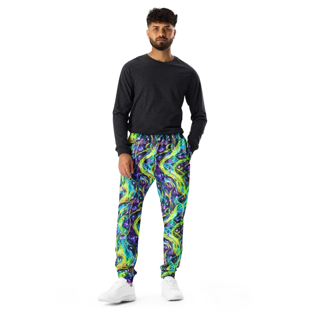 Hypercolor Lagoon on Men's Joggers — Front