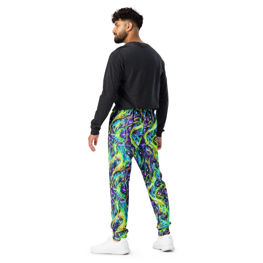 Hypercolor Lagoon on Men's Joggers — Back