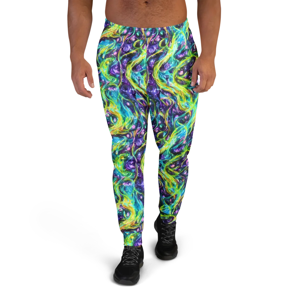 Hypercolor Lagoon on Men's Joggers — Front