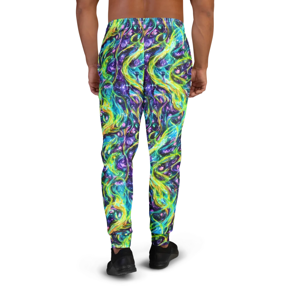 Hypercolor Lagoon on Men's Joggers — Back