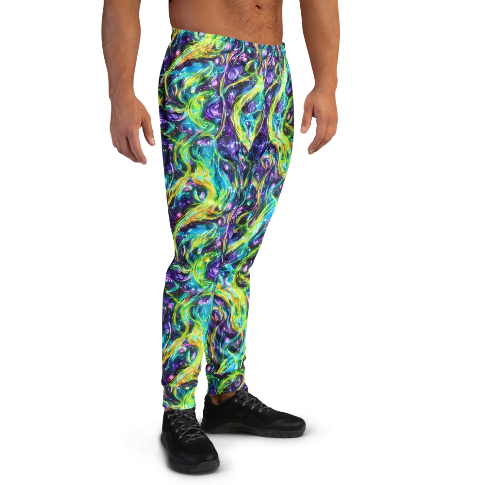 Hypercolor Lagoon on Men's Joggers — Right