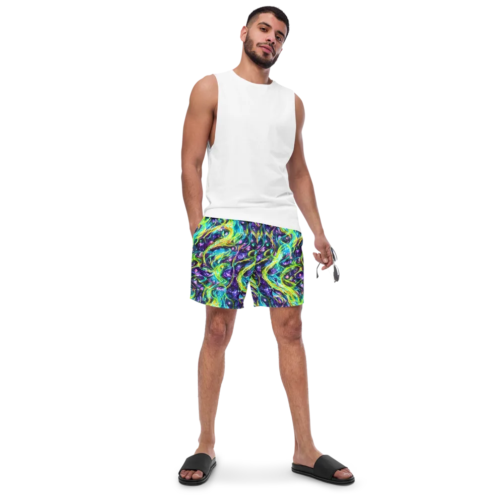 Hypercolor Lagoon on Swim Trunks — Front