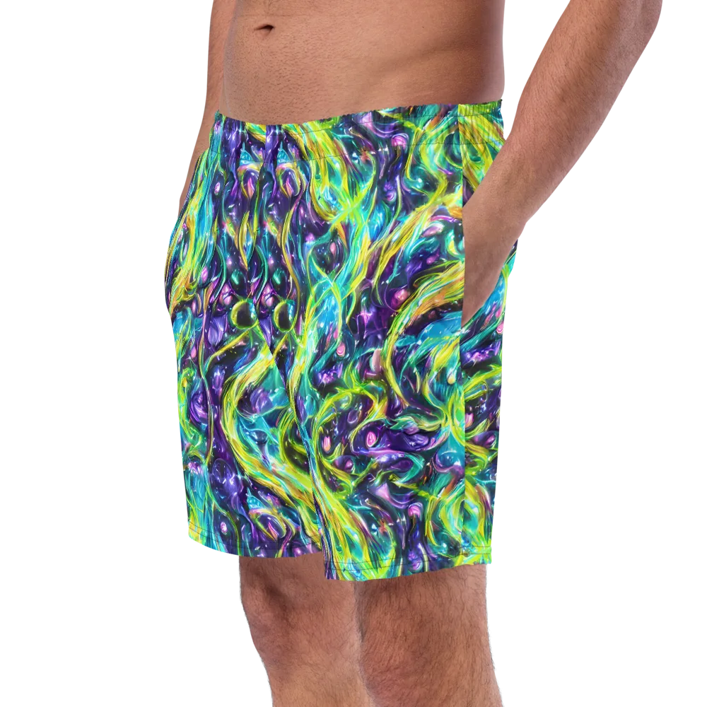 Hypercolor Lagoon on Swim Trunks — Left Front
