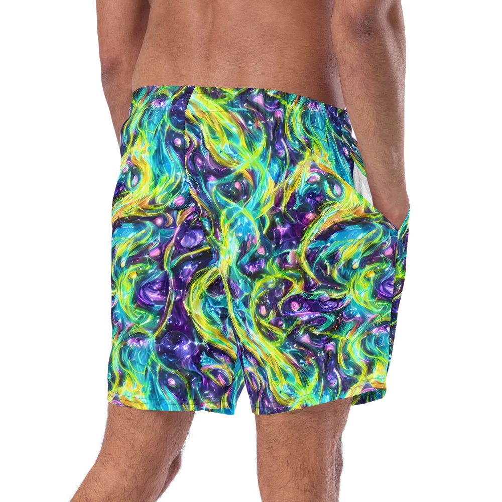 Hypercolor Lagoon on Swim Trunks — Right Back