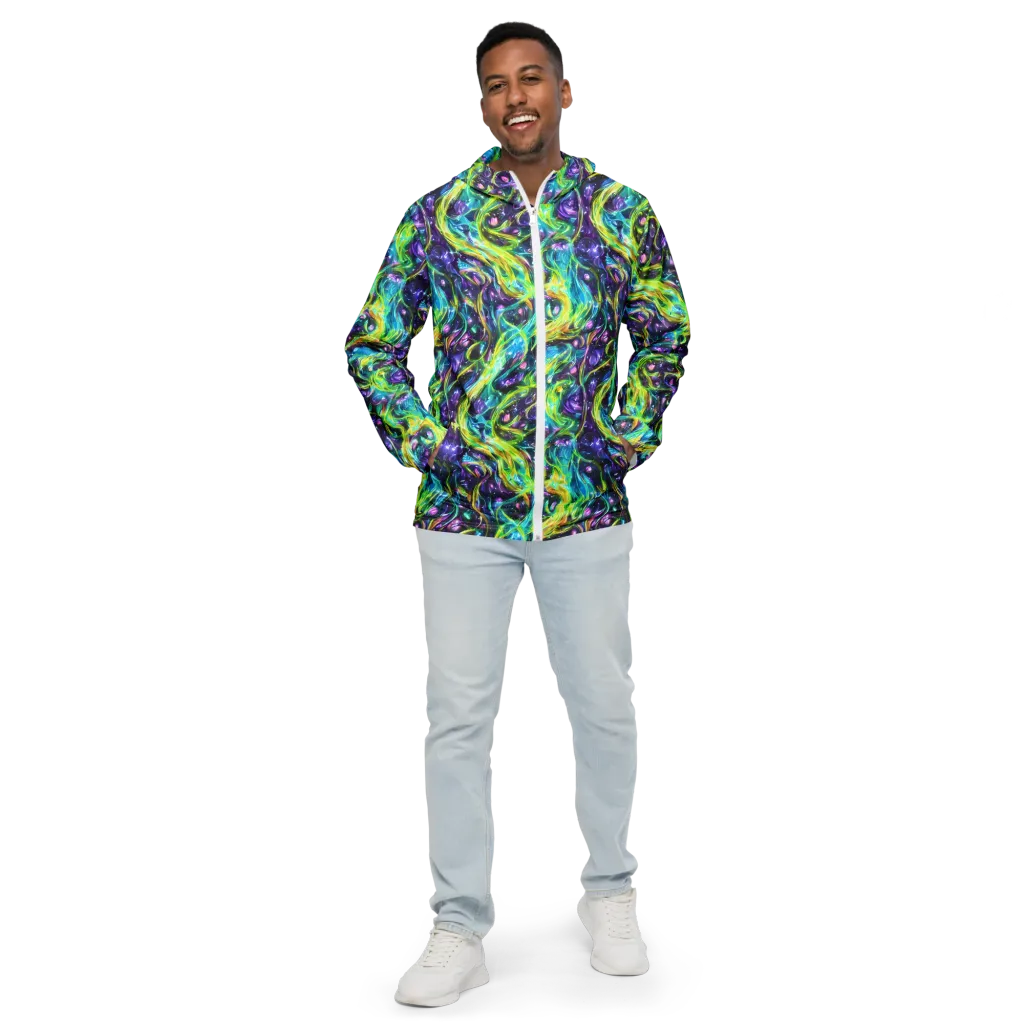 Hypercolor Lagoon on Men's Windbreaker — Front