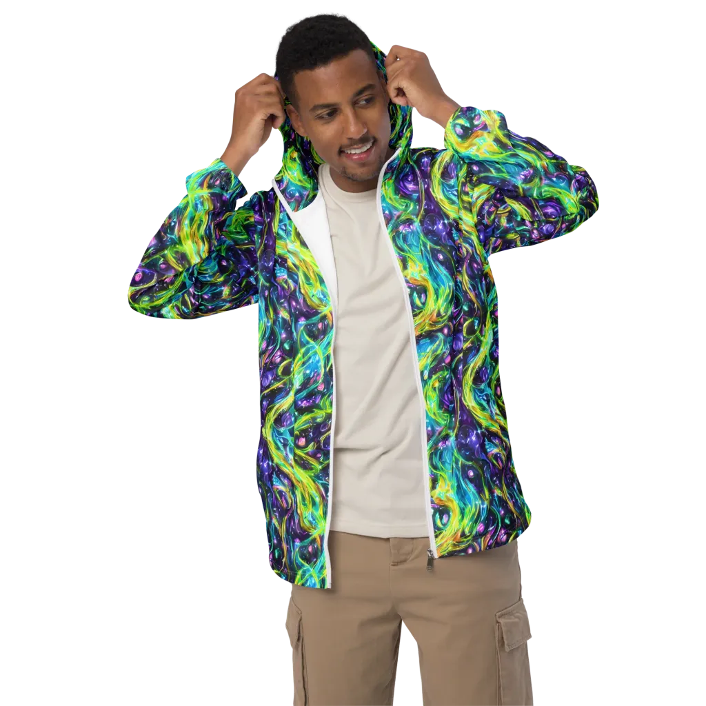 Hypercolor Lagoon on Men's Windbreaker — Front