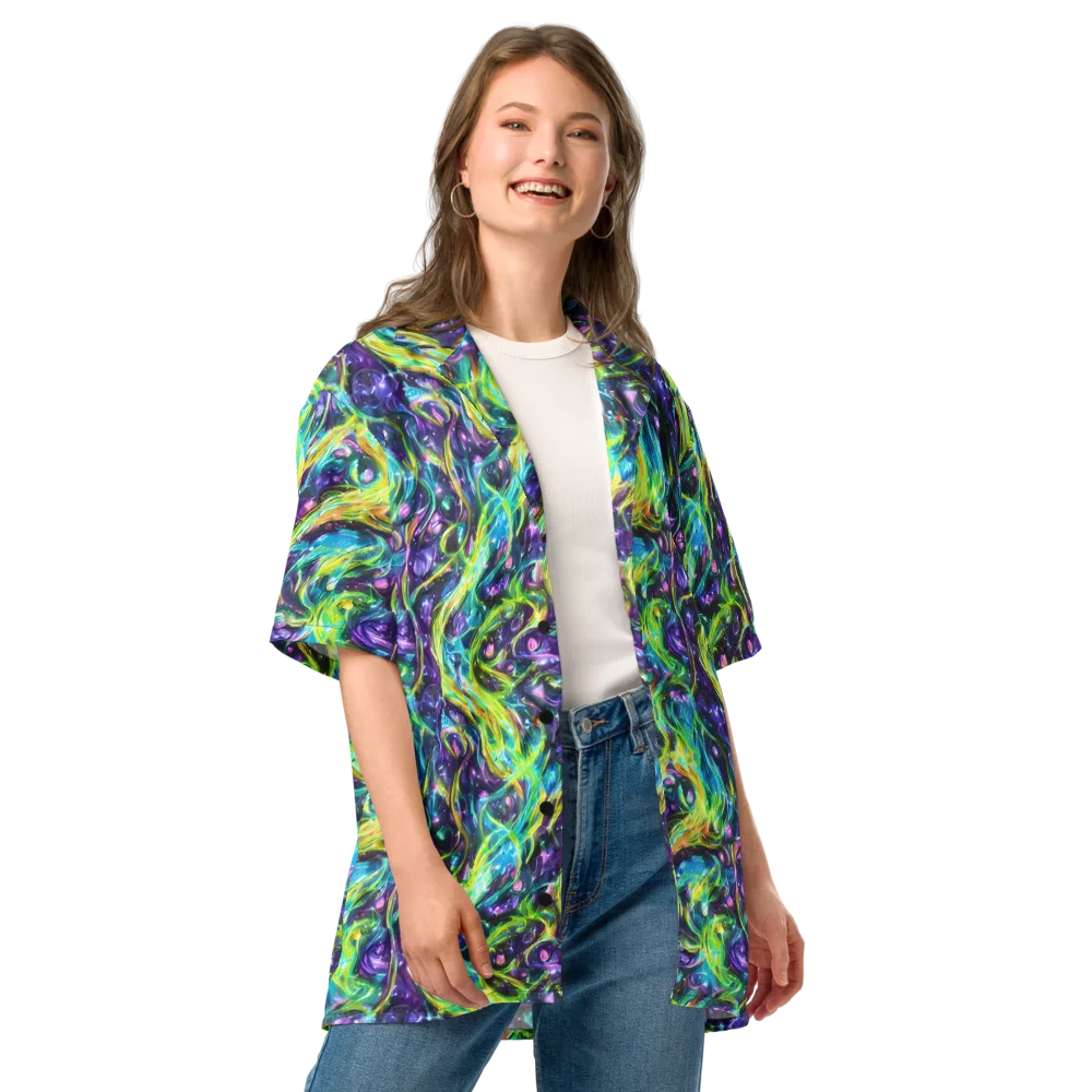 Hypercolor Lagoon on Button Shirt — Front