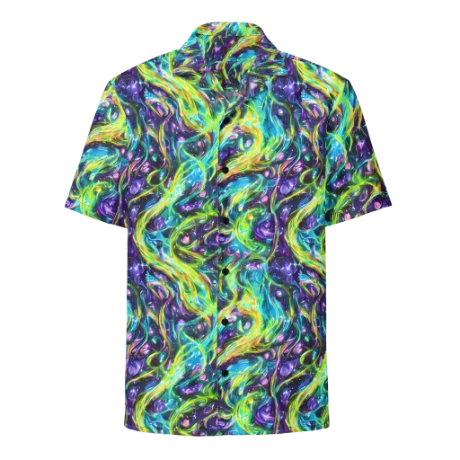 Hypercolor Lagoon on a Button Shirt