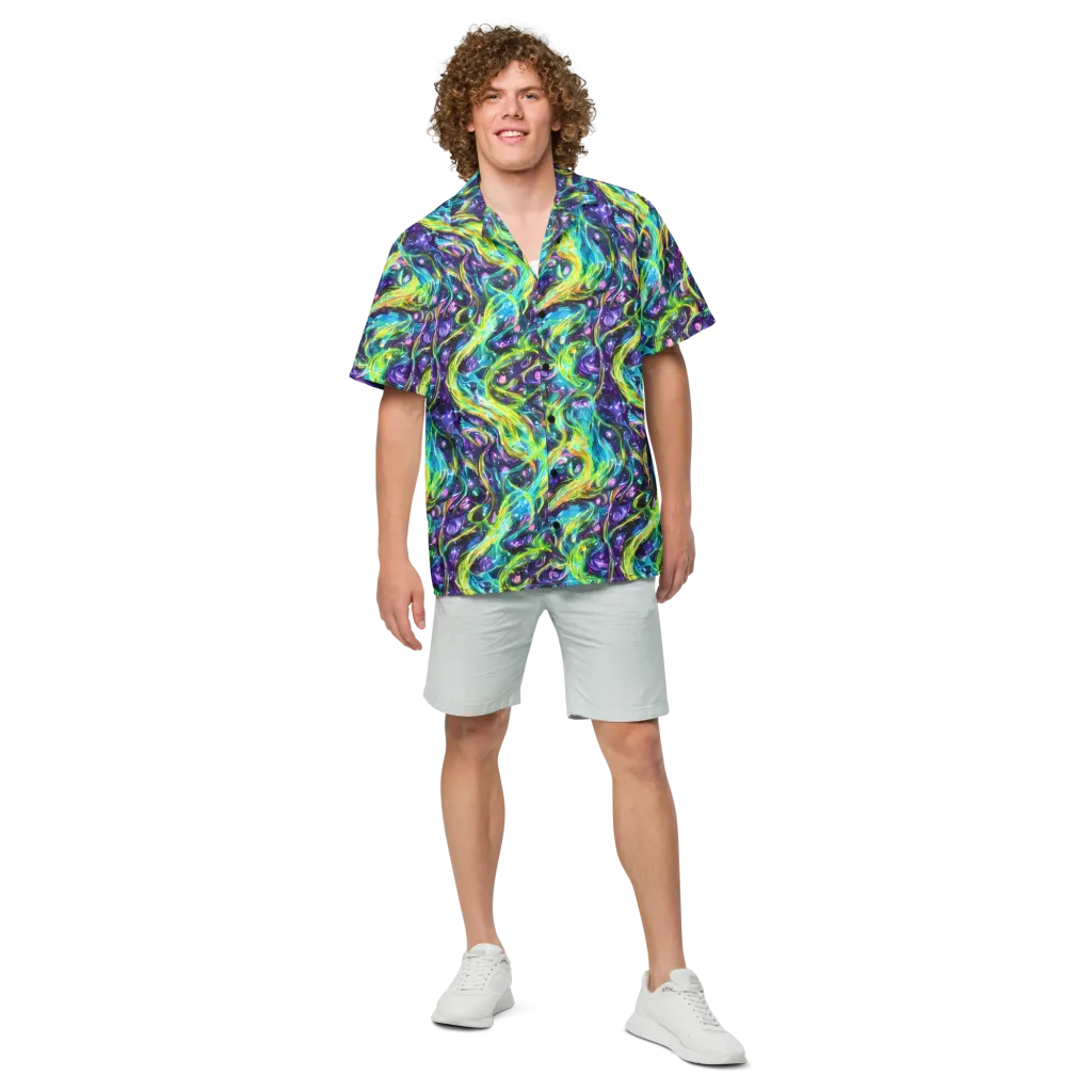 Hypercolor Lagoon on Button Shirt — Front
