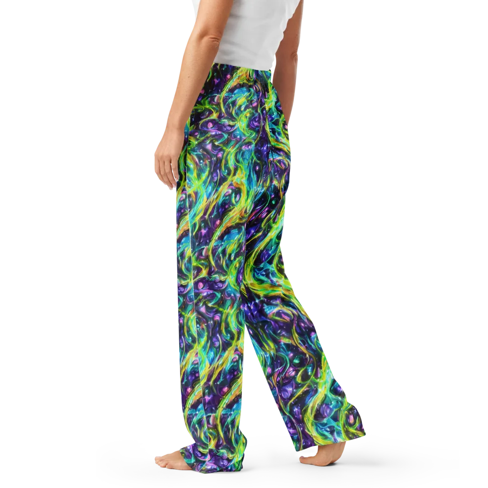 Hypercolor Lagoon on Women's Pajama Pants — Left