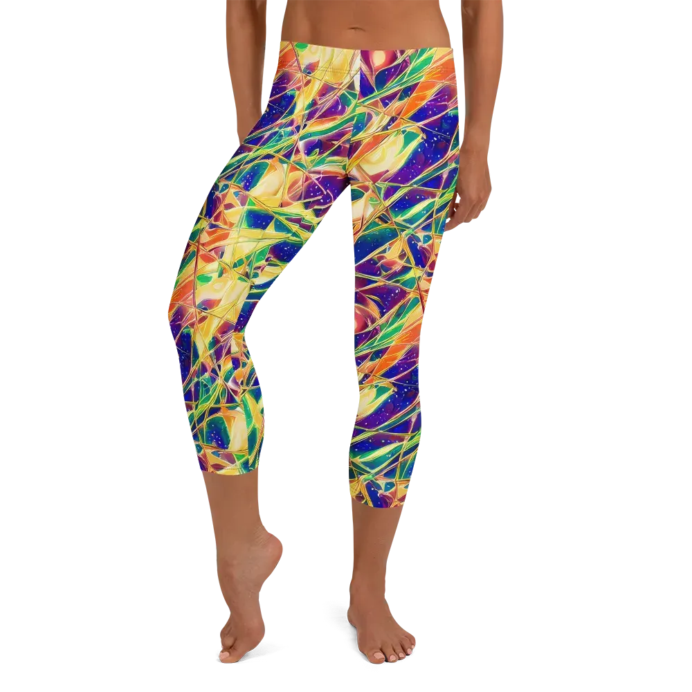 Solar Prism on Capri Leggings — Front