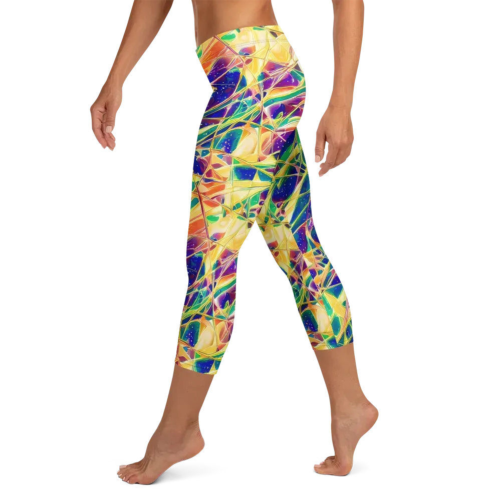 Solar Prism on Capri Leggings — Left