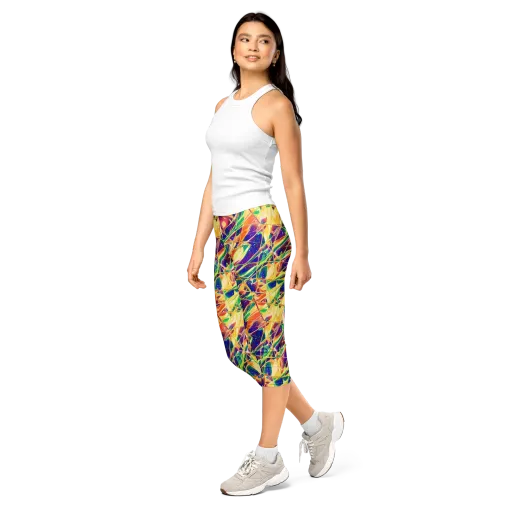 Solar Prism on a Capri Leggings