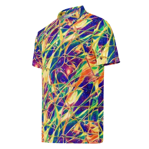 Solar Prism on a Men's Slim Fit Polo Shirt