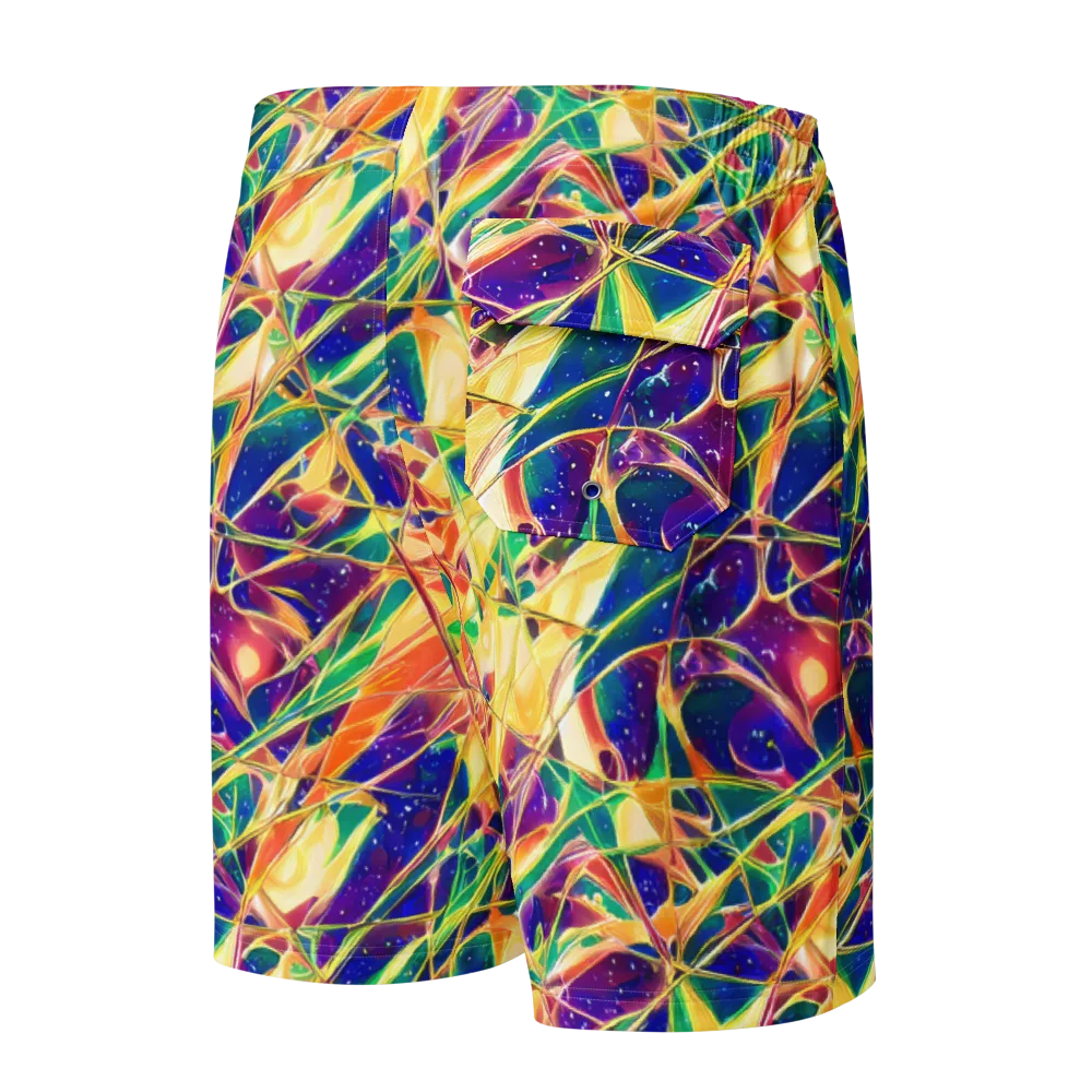 Solar Prism on Men's Board Shorts — Back