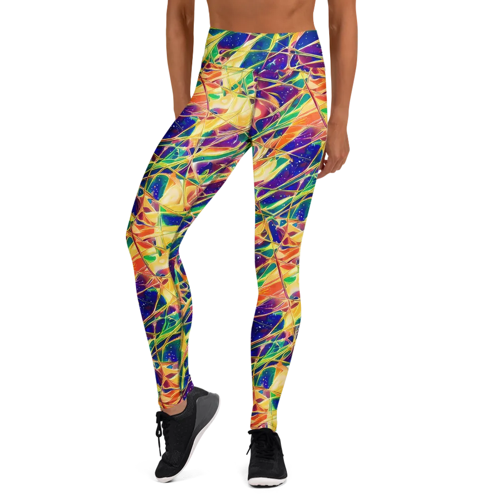 Solar Prism on Yoga Leggings — Front