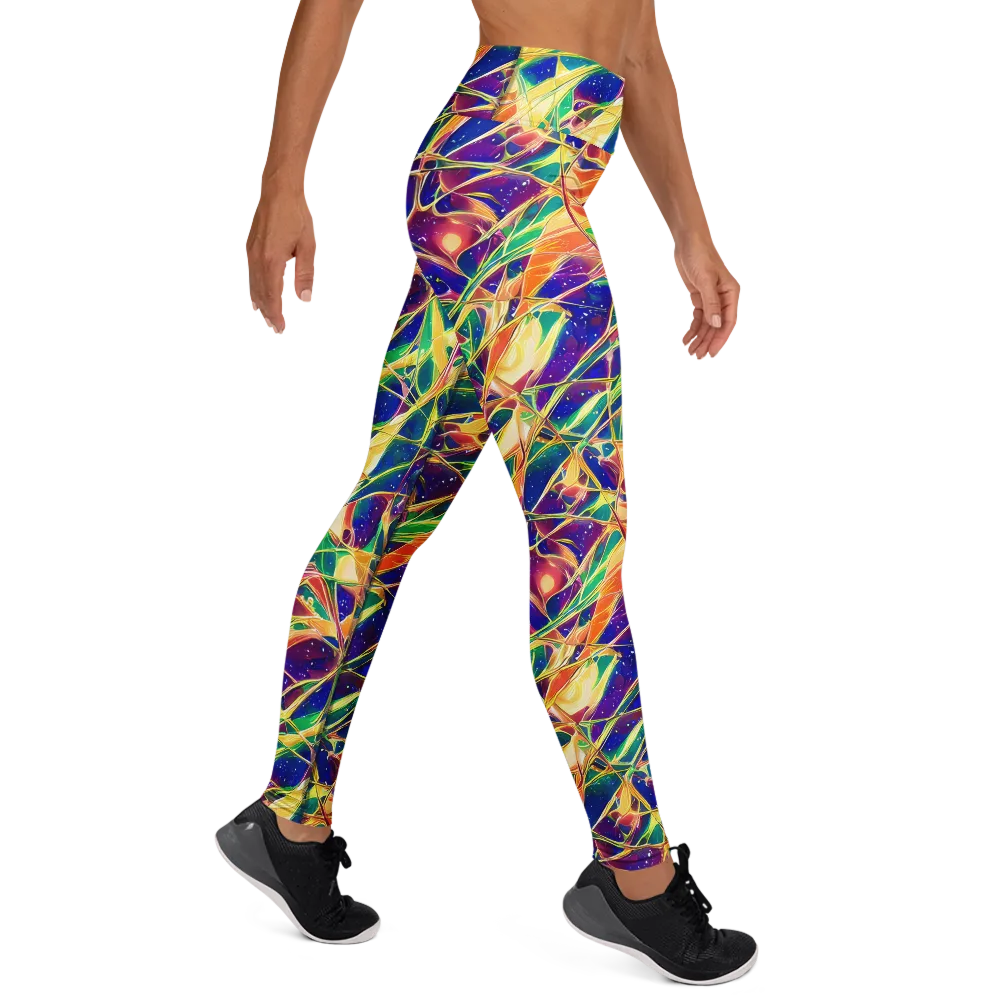 Solar Prism on Yoga Leggings — Right