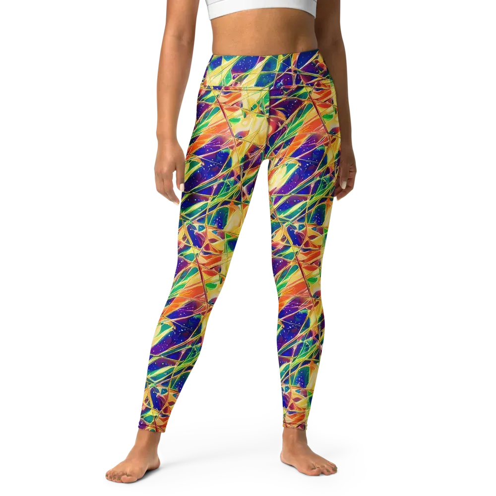 Solar Prism on Yoga Leggings — Front